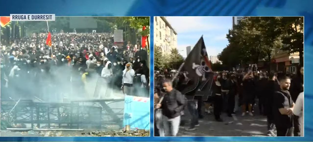 Nuk pyesin për reprezaljen e policisë, numri i protestuesve sa vjen e shtohet. “Fronti i parë” ballë për ballë me efektivët