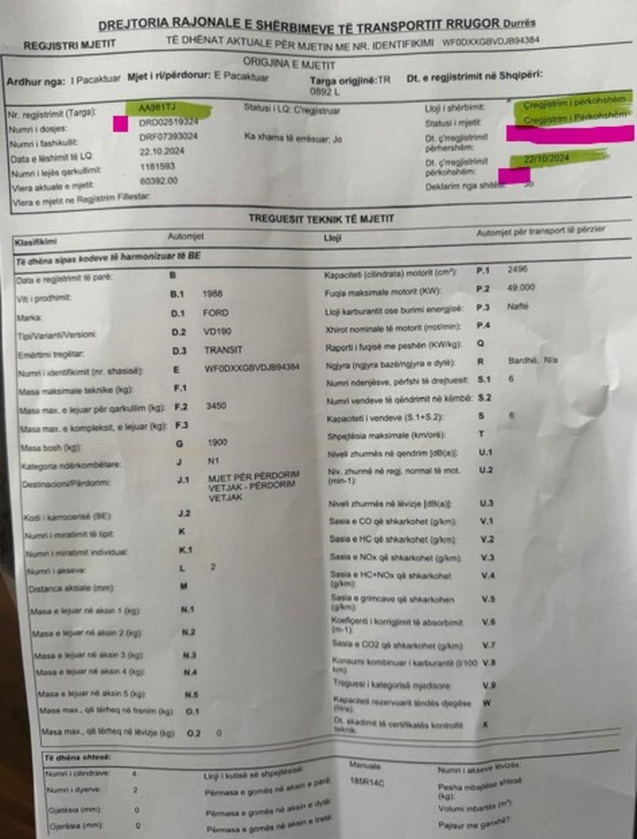 Shkresa zyrtare/ ARRSH falsifikoi dokumentat e tenderit 50 mln euro të